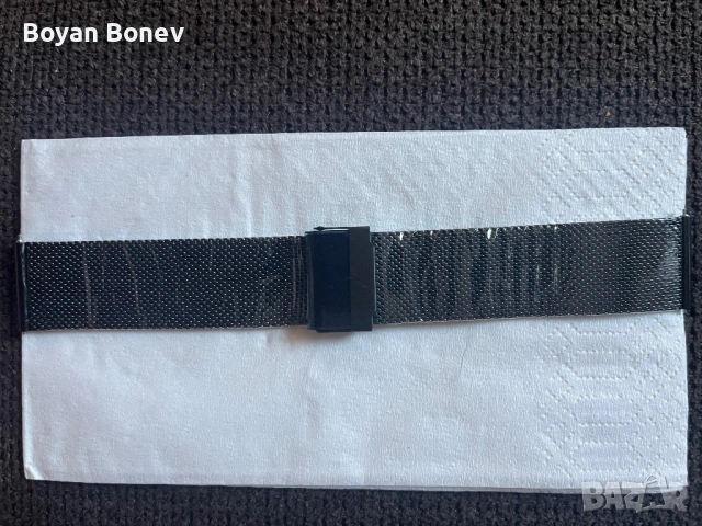 Метална каишка за часовник ситна плетка