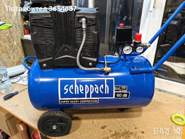 Комресор 230V 50Hz – 50L HC51Si / Scheppach, снимка 3 - Индустриална техника - 47528696