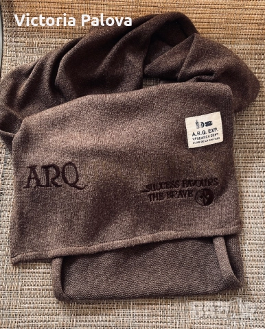 Стилен дълъг шал унисекс в модерен кафяв цвят