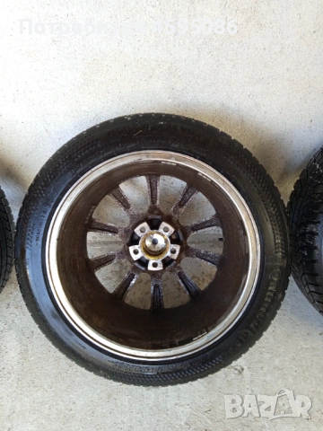 Джанти 18 5х112 с почти нови гуми, снимка 8 - Гуми и джанти - 53757898
