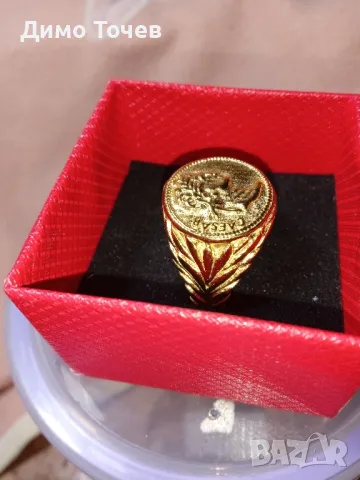 Пръстен с античен мотив-древен Рим -Август