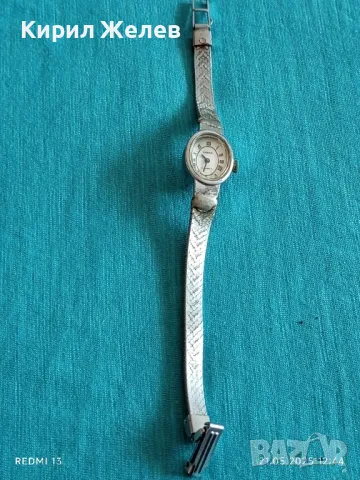 Стар механичен часовник дамски ЧАЙКА СССР 17 камъка за ремонт части КОЛЕКЦИЯ 26804, снимка 7 - Антикварни и старинни предмети - 50373883