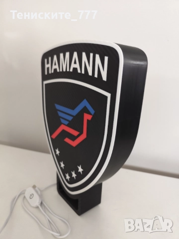 3д лампа Hamann, снимка 4 - Настолни лампи - 52216644