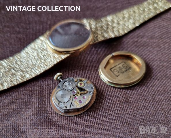 BULOVA швейцарски механичен часовник 20 микрона позлата SWISS MADE , снимка 1 - Дамски - 46069554