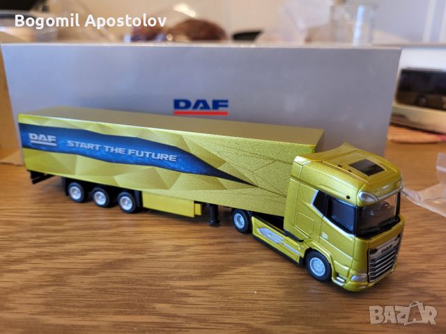 Умален модел на DAF XG+ с ремарке 1:87, снимка 6 - Колекции - 45602254