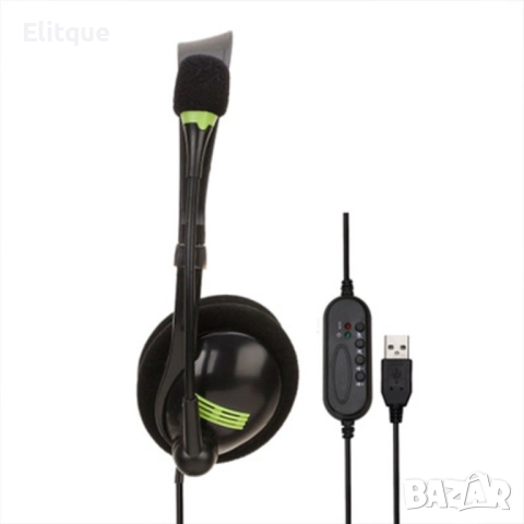 USB слушалки с микрофон подходящи за офис разговори - OH-106 - EP2, снимка 8 - Други стоки за дома - 52819307