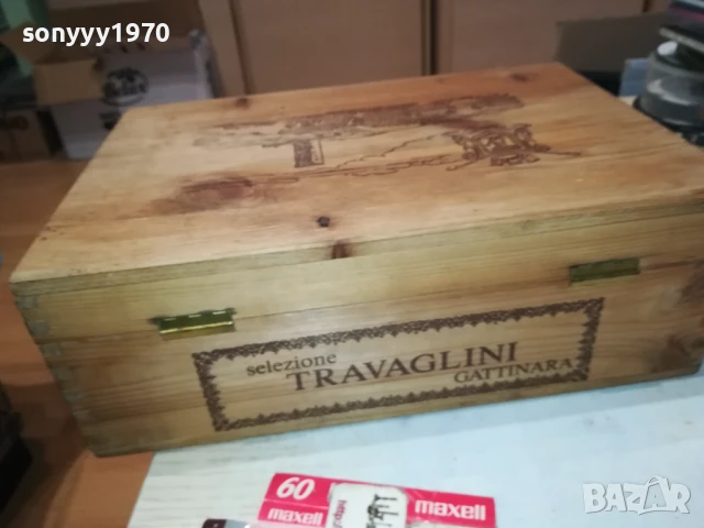 TRAVAGLINI-ДЪРВЕНА КУТИЯ ЗА КОЛЕКЦИЯ 2307251220LCHERY, снимка 5 - Антикварни и старинни предмети - 51115149