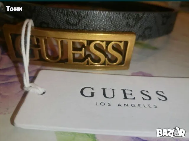 GUESS Оригинал Нов Дамски Колан от Естествена Кожа 105см. , снимка 1 - Колани - 46872739