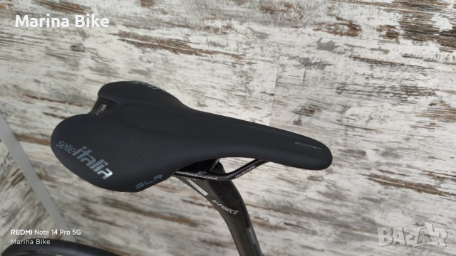 НОВ карбонов шосеен велосипед Ridley Fenix SLiC Disc Shimano 105 Di2 Novatec Tubeless | M, снимка 5 - Велосипеди - 53945400