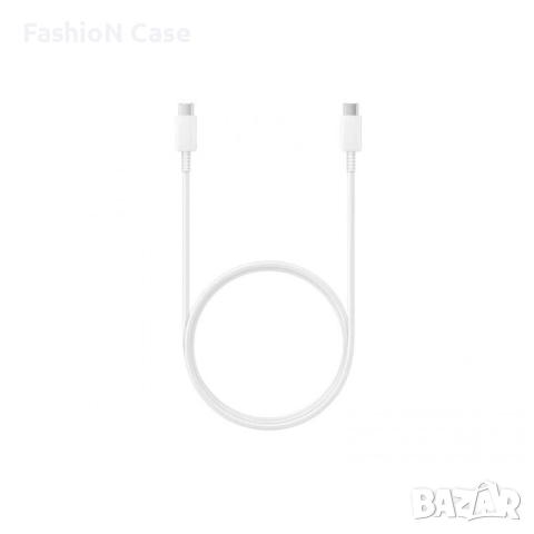 Кабел Type-C към Type-C Бял и Черен 45W, снимка 4 - USB кабели - 52412057