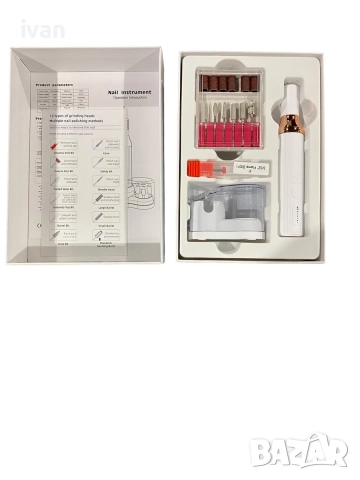 Уред за маникюр с приставки. , снимка 3 - Продукти за маникюр - 52940279