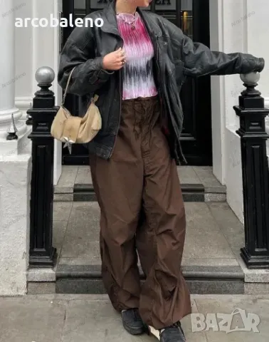 Дамски свободни ретро панталони с връзки, 4цвята , снимка 9 - Панталони - 50094757