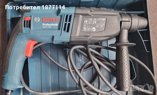 Bosch GBH 240 Перфоратор Нов с куфар, снимка 2 - Куфари с инструменти - 45542138