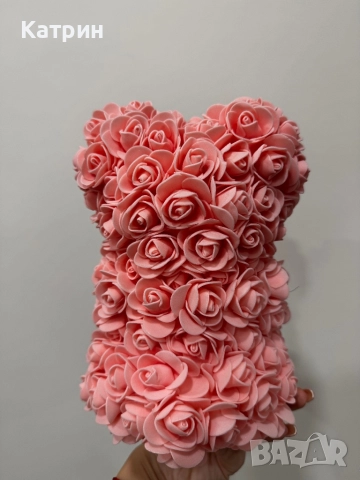 Мече от рози , снимка 4 - Романтични подаръци - 51629200