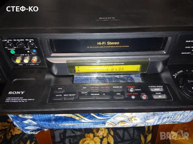 Sony SLV-E90NC  VHS видео - заявен рекордер, снимка 3 - Други - 48181103