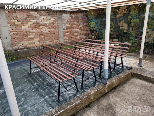 Продавам метални градински пейки, снимка 5 - Градински мебели, декорация  - 54247588