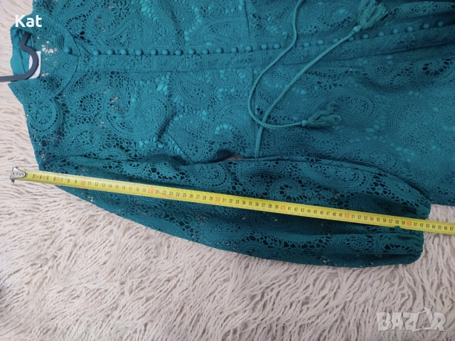 Къса дамска дантелена рокля, снимка 4 - Рокли - 52433770