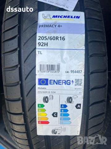 4бр. чисто нови гуми 205/60/16 92H MICHELIN PRIMACY 4+ DOT - 15/24, снимка 6 - Гуми и джанти - 46057672