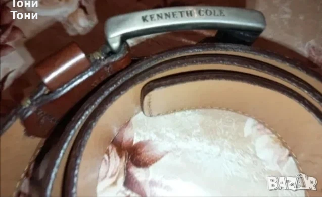 KENNETH COLE Оригинал Нов Мъжки Колан Изцяло от Естествена Кожа 115см. , снимка 4 - Колани - 50948987