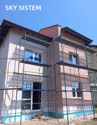 Топлоизолация от алпинисти скеле ремонт на фуги и фасади алпинист