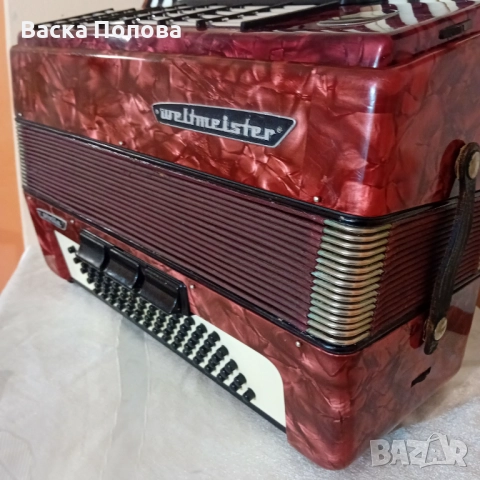 Акордеон Велтмайстер-стела 80 баса, снимка 4 - Акордеони - 52572494