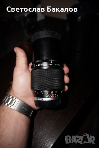 Olympus OM Zuiko Auto-T 200mm f/4 – професионален ретро обектив - фото