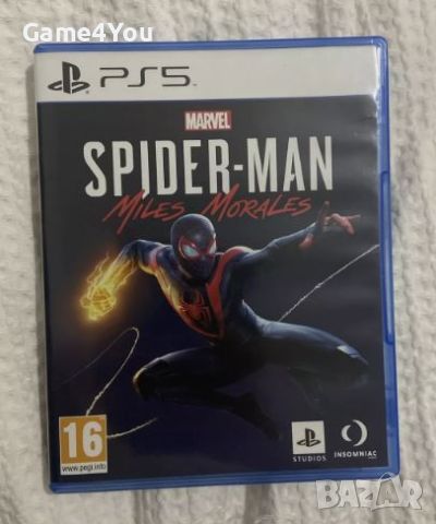 пс5/ps5 spiderman miles morales , снимка 1 - Игри за PlayStation - 46291053