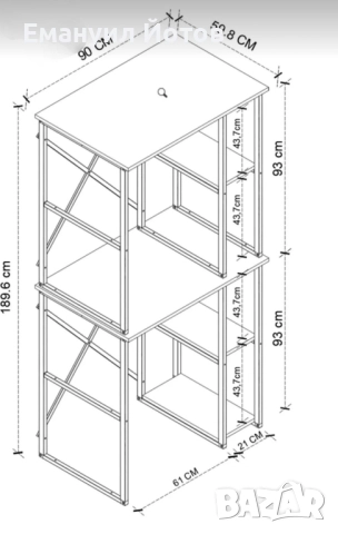Шкаф за пералня и сушилня , снимка 4 - Шкафове - 52392910