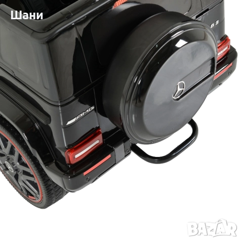 Акумулаторен джип Mercedes G63 черен металик , снимка 7 - Детски велосипеди, триколки и коли - 51615112
