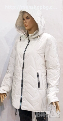 Големи размери яке код 7 - крем