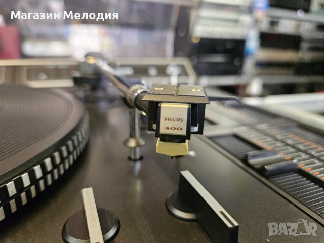 Грамофон Philips 574 Type - 22 AF 574/00 В отлично техническо и визуално състояние. Има вграден усил, снимка 11 - Грамофони - 52638817