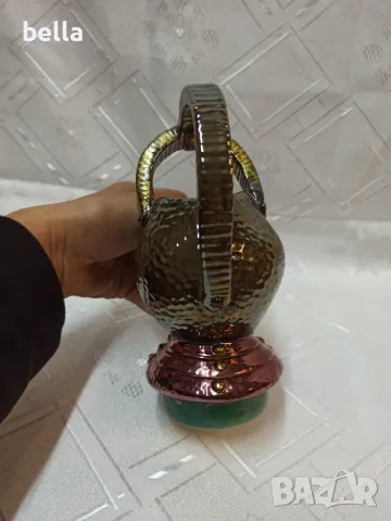 Рядка каничка за мляко или др във формата на рицарски шлем -Luigi Carron Alcyone Marostica Italy, снимка 3 - Антикварни и старинни предмети - 49646610