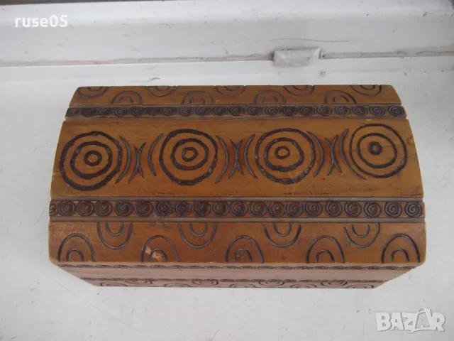 Кутия дървена пирографирана, снимка 8 - Колекции - 50381468