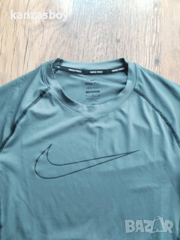  Nike Pro Dri-FIT Men s Tight Fit Short-Sleeve Top - мъжка тениска р- р М, снимка 4 - Тениски - 54242415