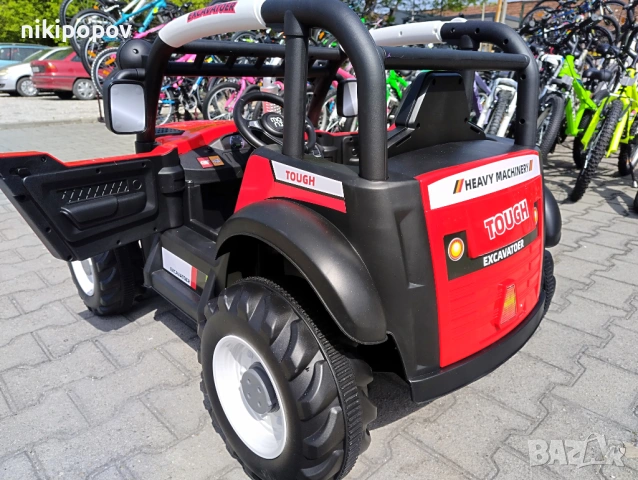 TEXAS акумулаторен трактор HARVEST червен, снимка 5 - Други - 53849439