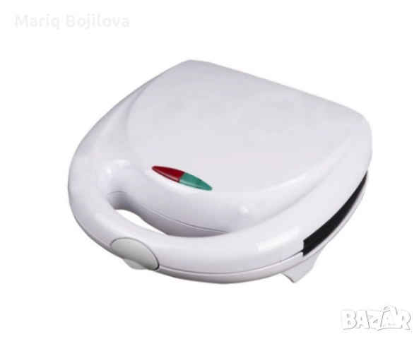 Уред за сладки орехчета Rosberg, 800W, За 12 сладки, Незалепващи плочи, Бял/Черен