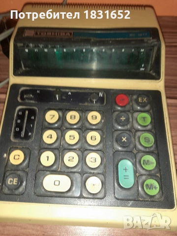 Стар калкулатор - Toshiba 1217, снимка 5 - Други ценни предмети - 53806931