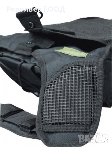 Чанта за рамо MFH 30699A DELUXE черна, снимка 6 - Екипировка - 45033046