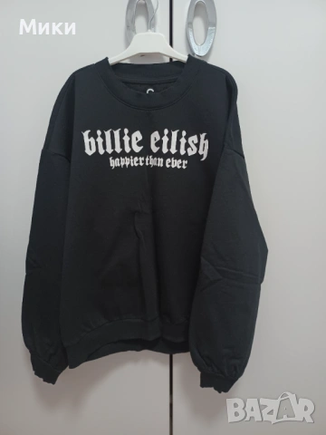 Блуза Billie Eilish, снимка 2 - Блузи с дълъг ръкав и пуловери - 53184704
