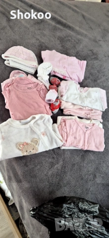 Бебешки дрехи от 0-6 м. , снимка 7 - Комплекти за бебе - 53829941