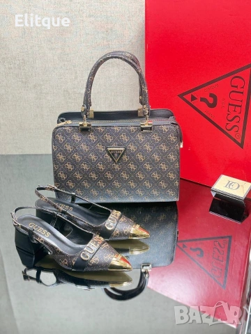 обувки на ток guess , снимка 6 - Дамски обувки на ток - 53359783