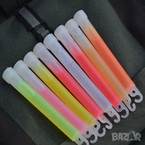 Светещи пръчки с кука, 6 инча, снимка 2 - Къмпинг осветление - 52560787