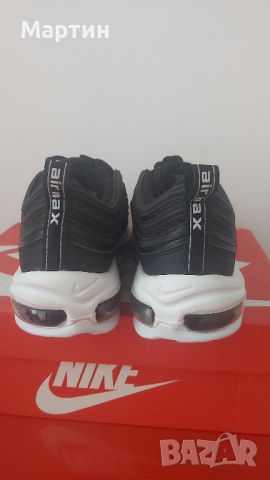Nike Air Max 97 White Black - Номер 38, снимка 5 - Маратонки - 46329602