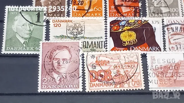 Пощенски марки - Danmark, снимка 3 - Филателия - 48542778