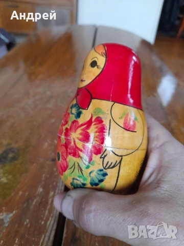 Стара матрьошка #56, снимка 3 - Други ценни предмети - 53499292