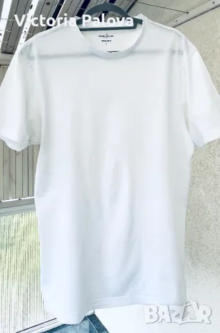 Бяла тениска унисекс DANIEL HECHTER PARIS, снимка 6 - Тениски - 49874973