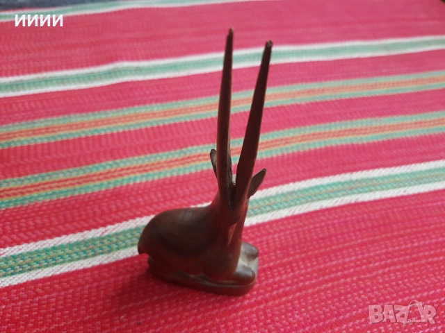 Антилопа Орингс дърворезба 