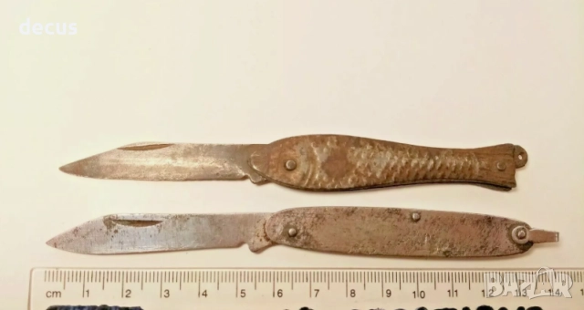 2 броя комунистически джобни метални ножчета, снимка 9 - Антикварни и старинни предмети - 51463843