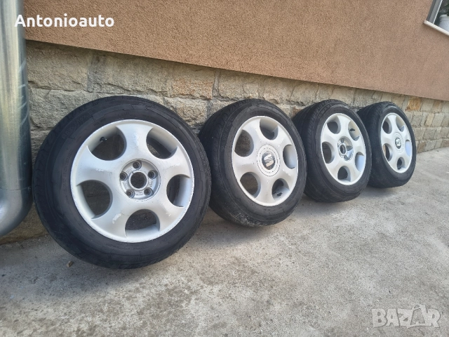 5х112 - 16 цола Seat Alhambra 5x112 Сеат Алхамбра 5 x 112 гуми 195 60 16C, снимка 4 - Гуми и джанти - 51666707