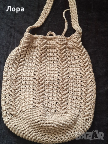 Дамска плетена чанта , снимка 4 - Чанти - 53590267